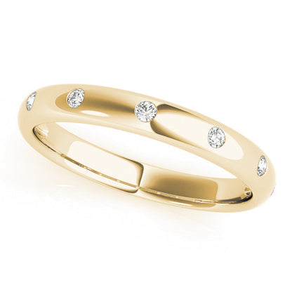14K Gold Diamond Fashion Stackable Ring