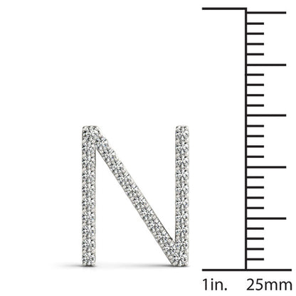 Diamond Initial N Pendant