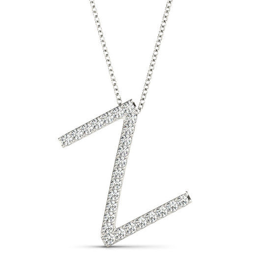 Diamond Initial Z Pendant