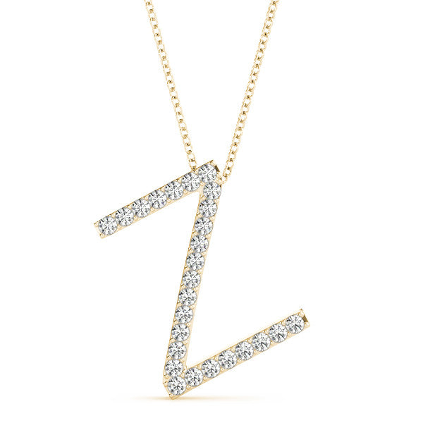 Diamond Initial Z Pendant