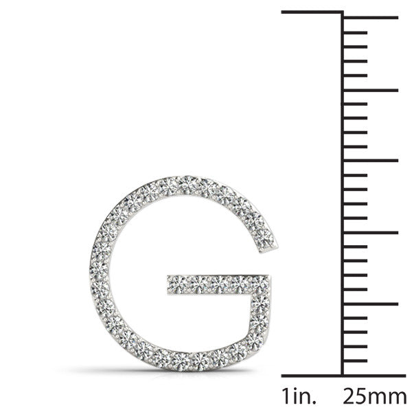 Diamond Initial G Pendant